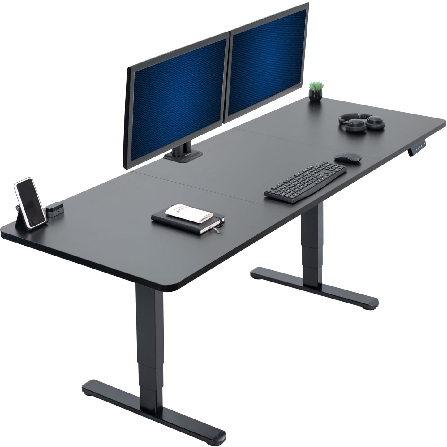 71" x 30" Electric Desk with Touch Screen Memory Controller