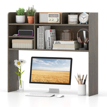 3-Tier Desktop Bookshelf Organizer with Storage Shelves for Office & Dorm
