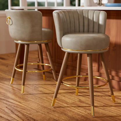 SeekFancy Swivel Bar Stools B306