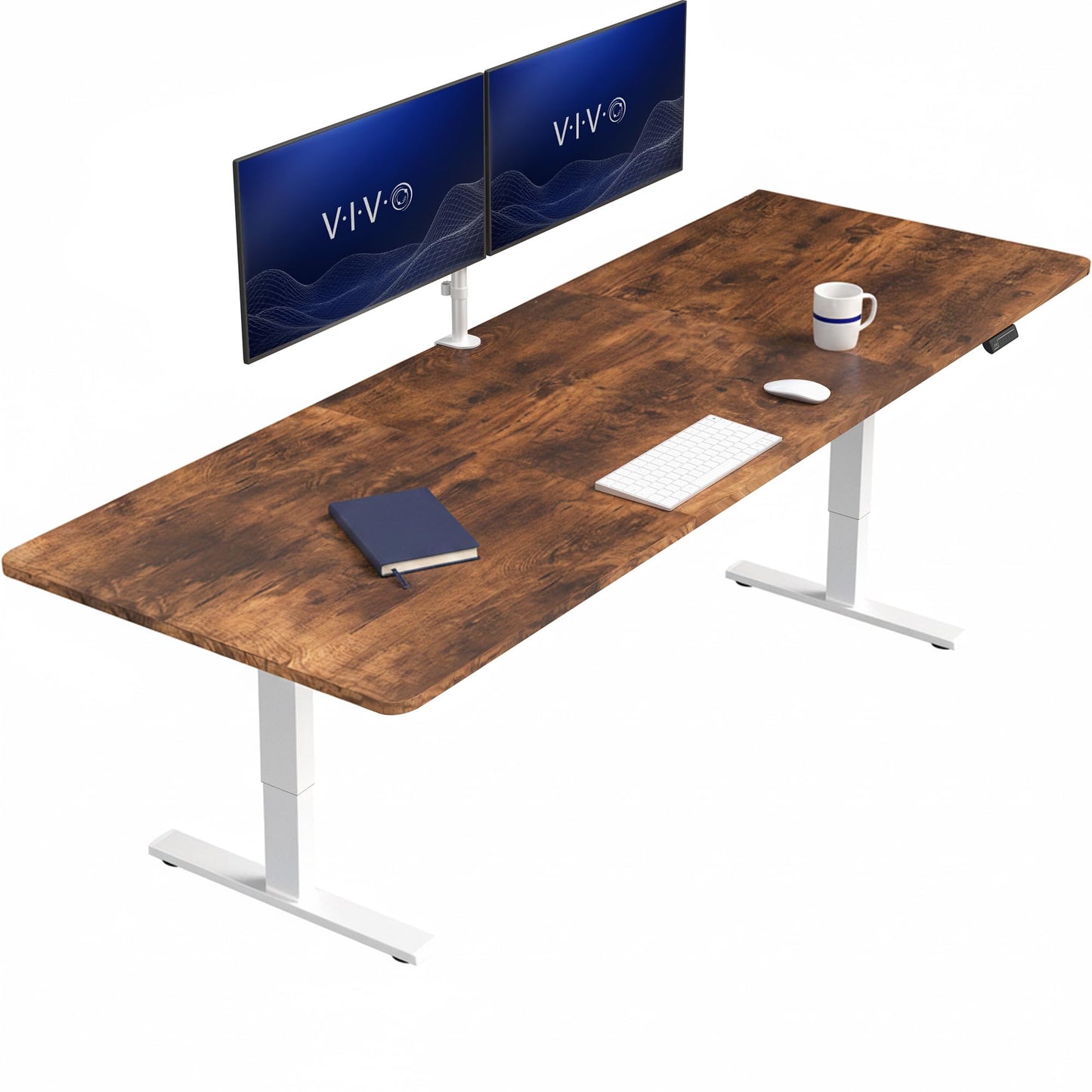 VIVO Electric Standing Desk Workstation, Memory Controller Height Adjustment, 1B Series