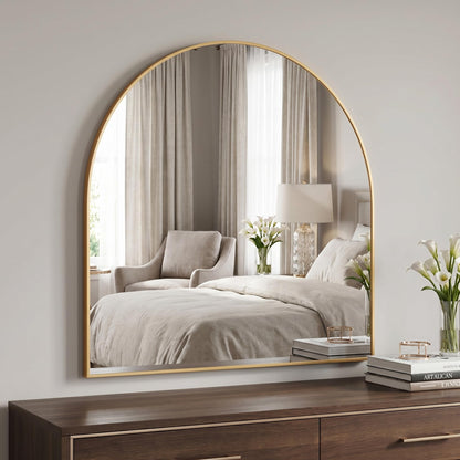 BEAUTYPEAK Arch Bathroom Wall Mirror