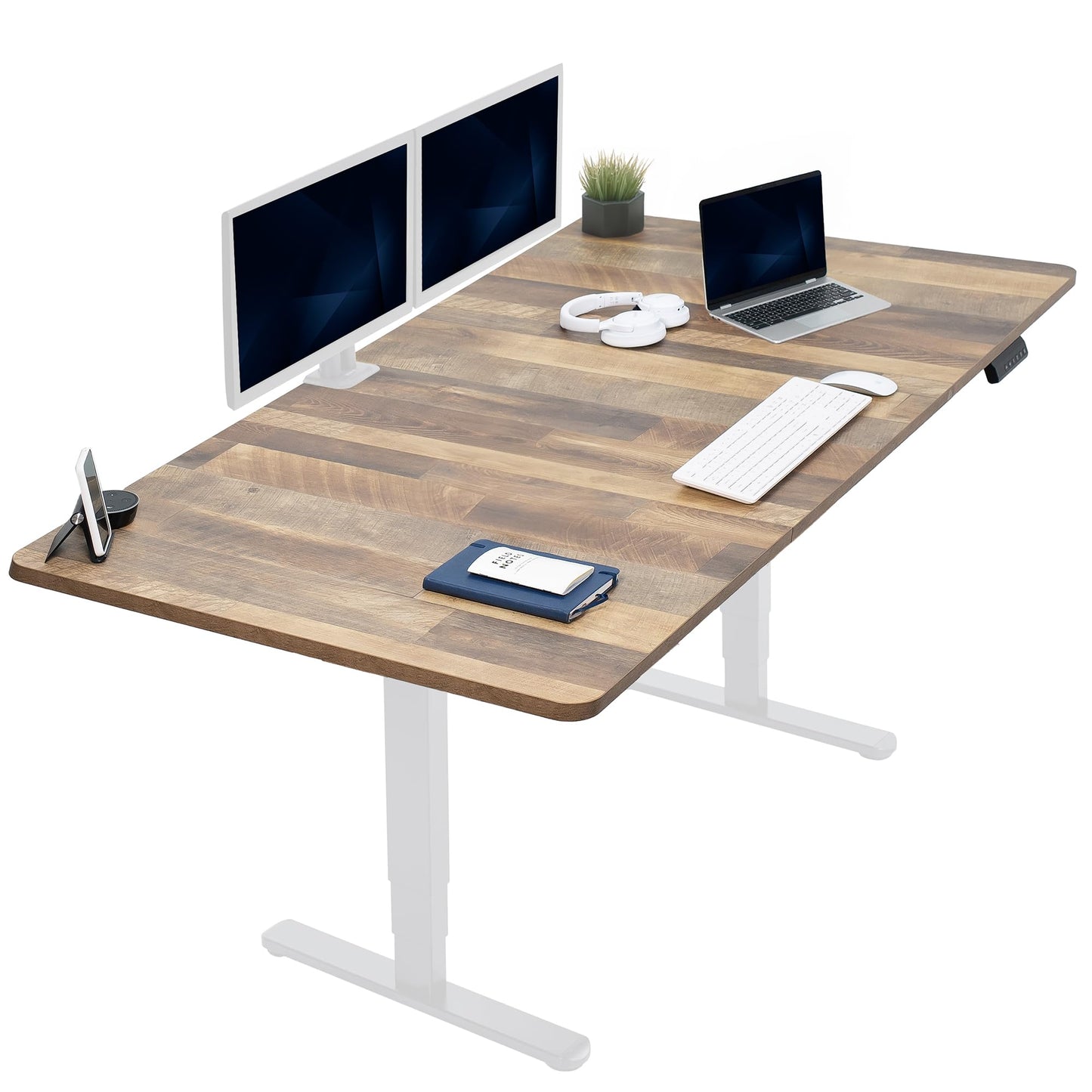 71" x 30" Electric Desk with Touch Screen Memory Controller