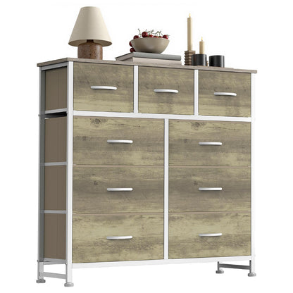 7 Drawer Fabric Dresser with Storage Bins and Steel Frame for Bedroom & Closet