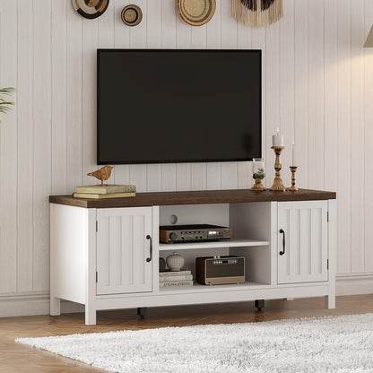 ChooChoo 54" Farmhouse TV Stand for TVs up to 65 inches