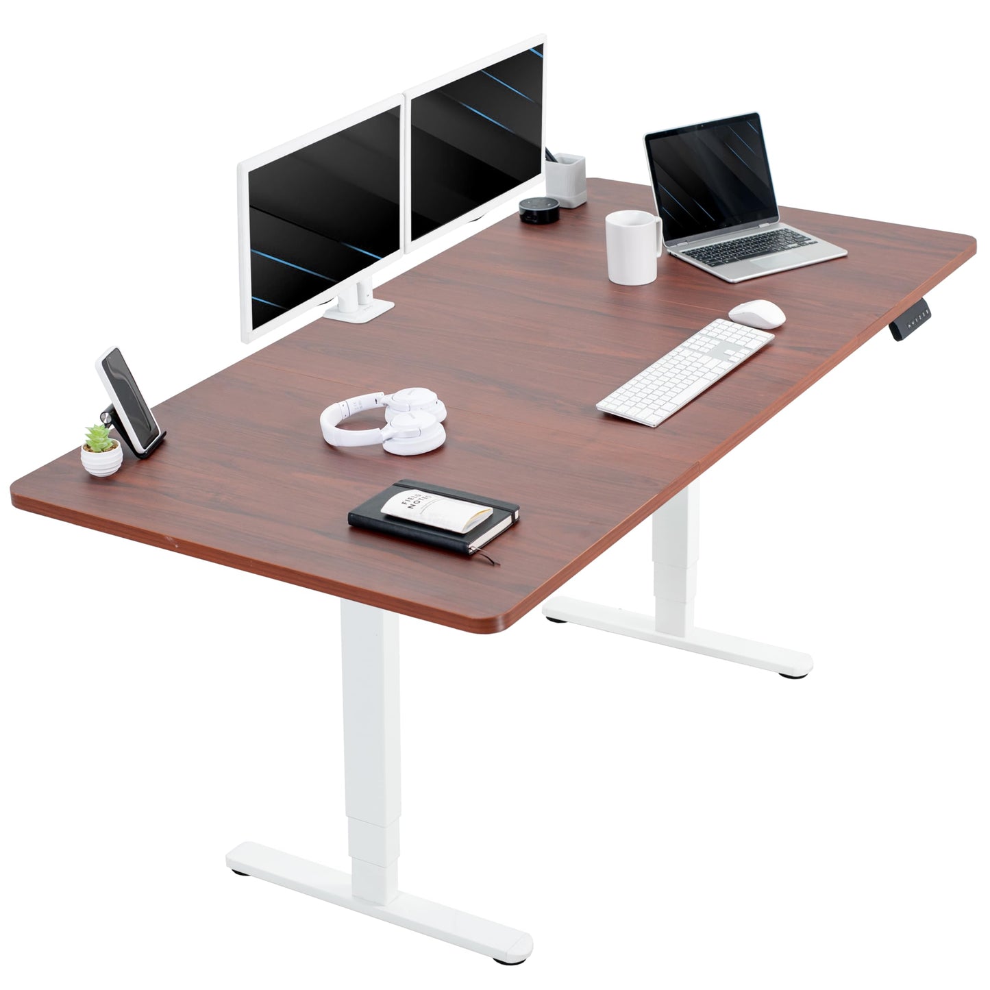 71" x 30" Electric Desk with Touch Screen Memory Controller