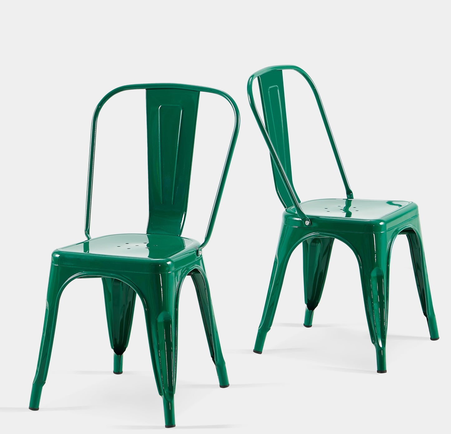 SOLEGGIATA Metal Dining Chairs Set