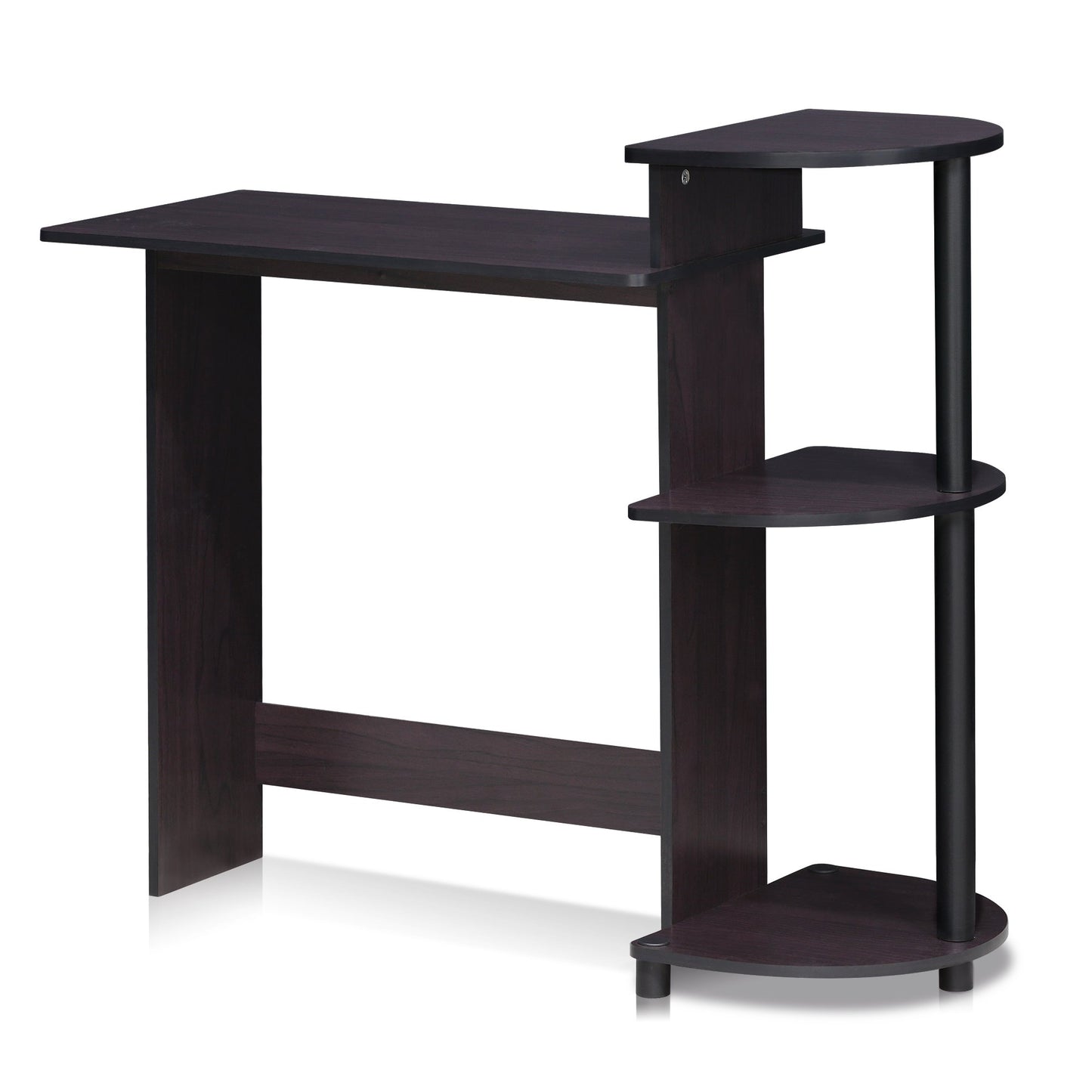 Computer Desk with Side Shelves for Home Office & Gaming Setup