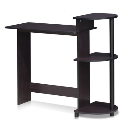 Computer Desk with Side Shelves for Home Office & Gaming Setup
