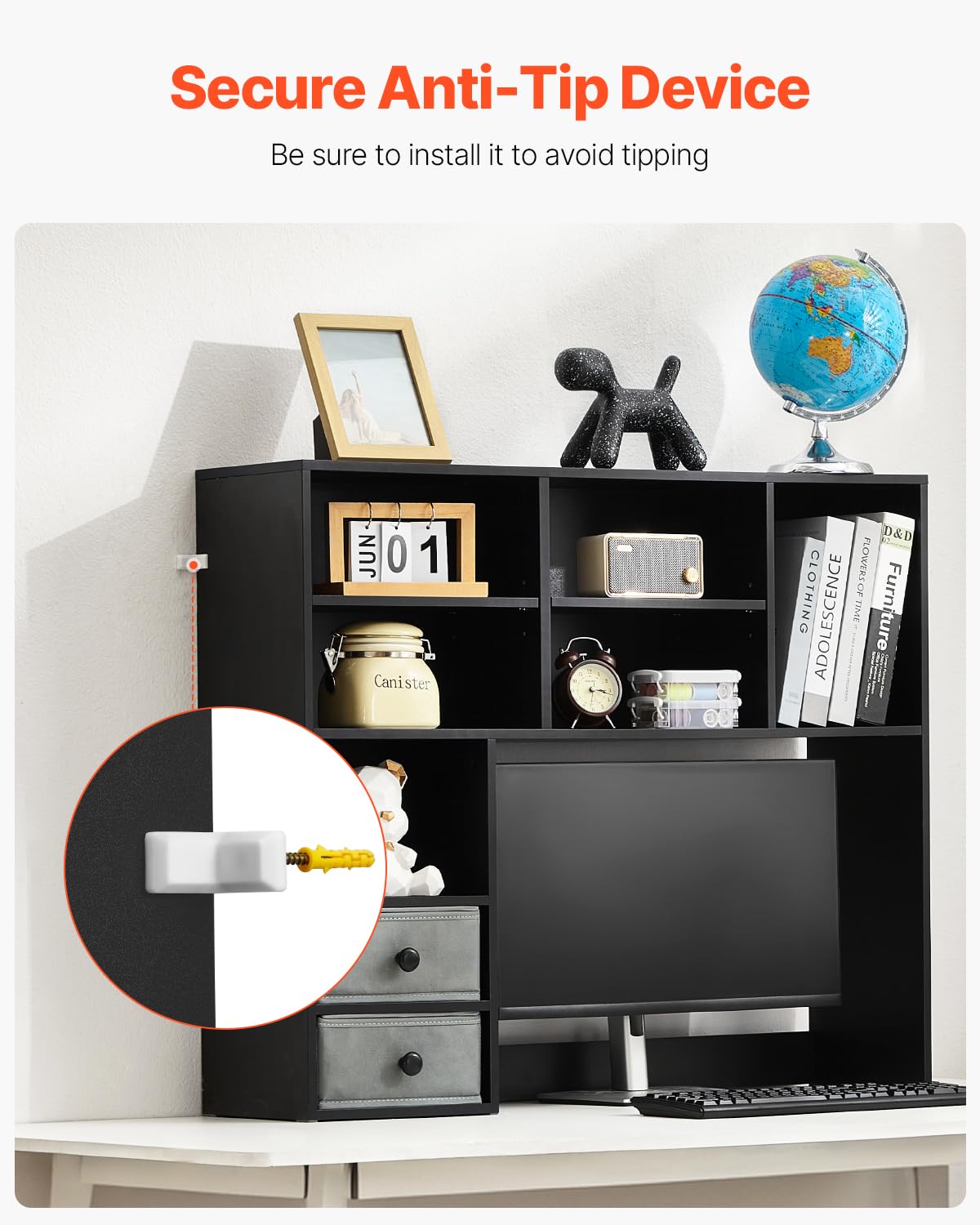 VEVOR Desktop Bookshelf