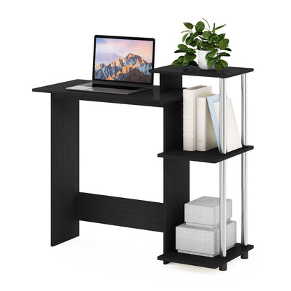 Computer Desk with Side Shelves for Home Office & Gaming Setup