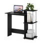 Computer Desk with Side Shelves for Home Office & Gaming Setup