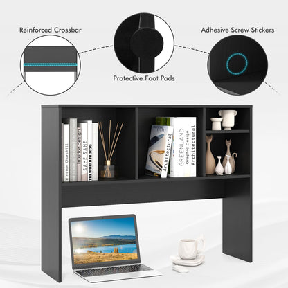 3-Tier Desktop Bookshelf Organizer with Storage Shelves for Office & Dorm