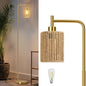 Industrial Boho Tall Floor Lamp for Living Room, Bedroom & Office