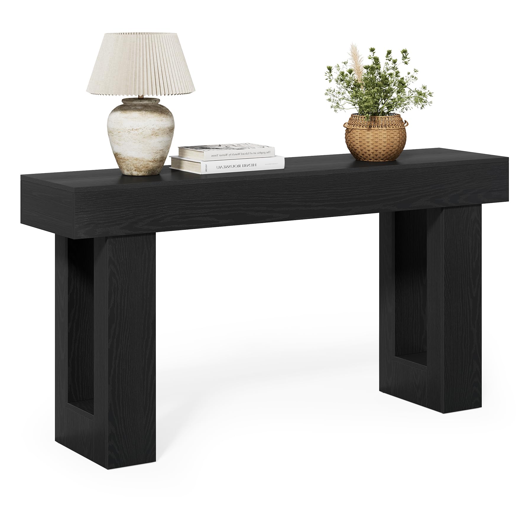 LITTLE TREE 63-Inch Long Console Tables for Entryway