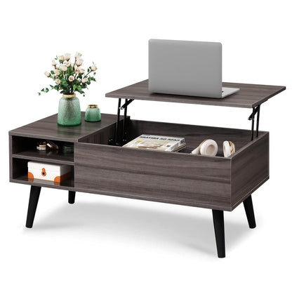 WLIVE Lift Top Coffee Table with Hidden Storage