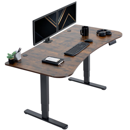 71" x 30" Electric Desk with Touch Screen Memory Controller