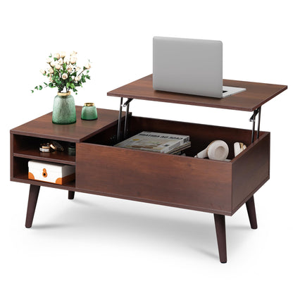 WLIVE Lift Top Coffee Table with Hidden Storage