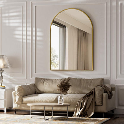 BEAUTYPEAK Arch Bathroom Wall Mirror