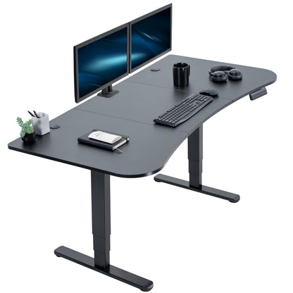 71" x 30" Electric Desk with Touch Screen Memory Controller