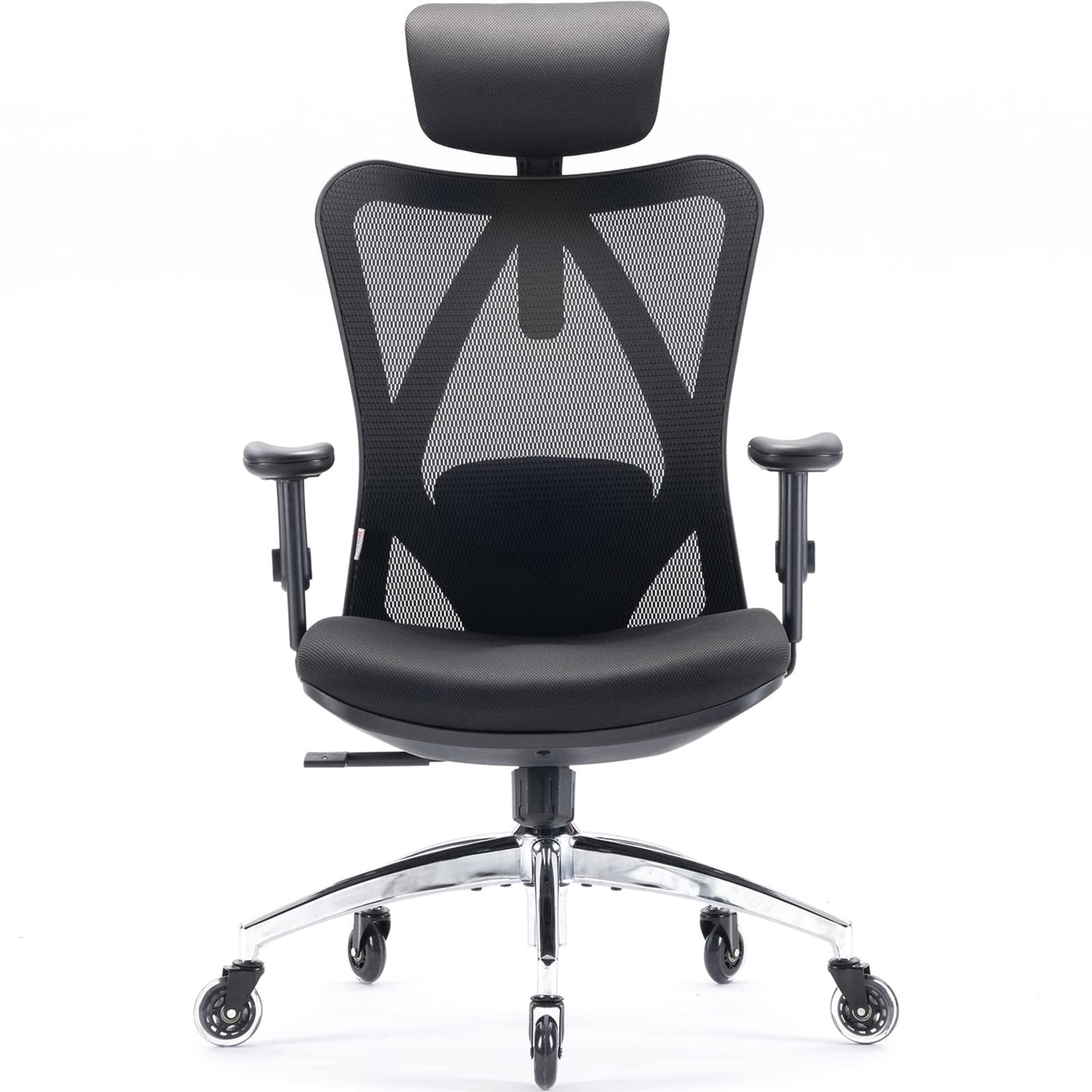 Ergonomic Mesh Office Chair with Adjustable Lumbar Support & Headrest