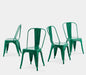 SOLEGGIATA Metal Dining Chairs Set