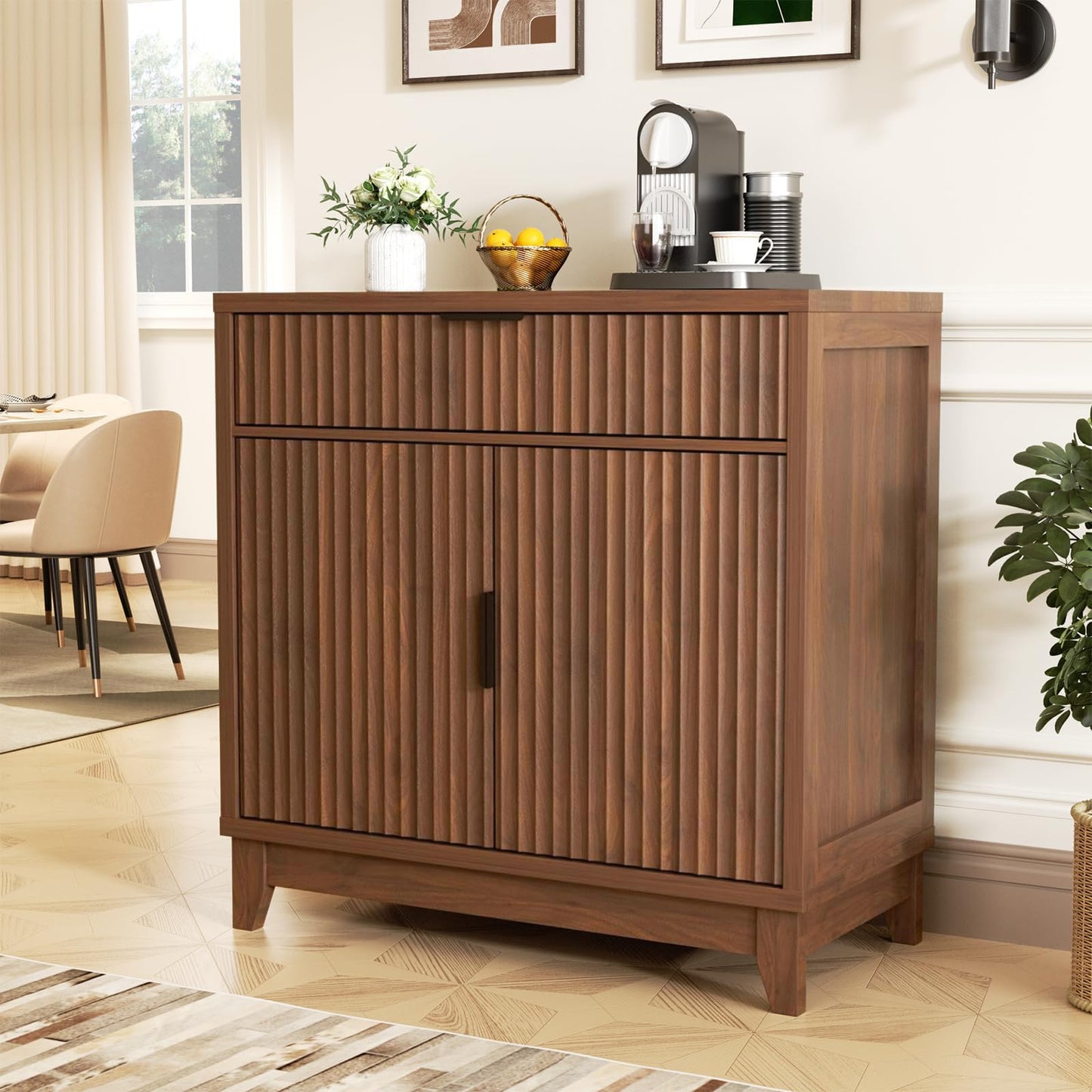 Vabches Modern Sideboard Buffet Cabinet with Storage