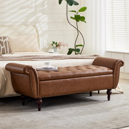 obmedin 63.78" Ottoman with Storage Storage Ottoman Bench