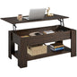 Lift Top Coffee Table with Hidden Storage Compartment for Living Room