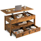 WLIVE Lift Top Coffee Table with Hidden Storage