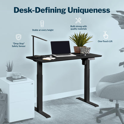 Vari Essential Electric Standing Desk for Home Office – 48x24 - White