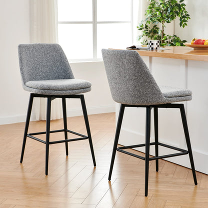 CHITA Swivel Counter and Bar Stools