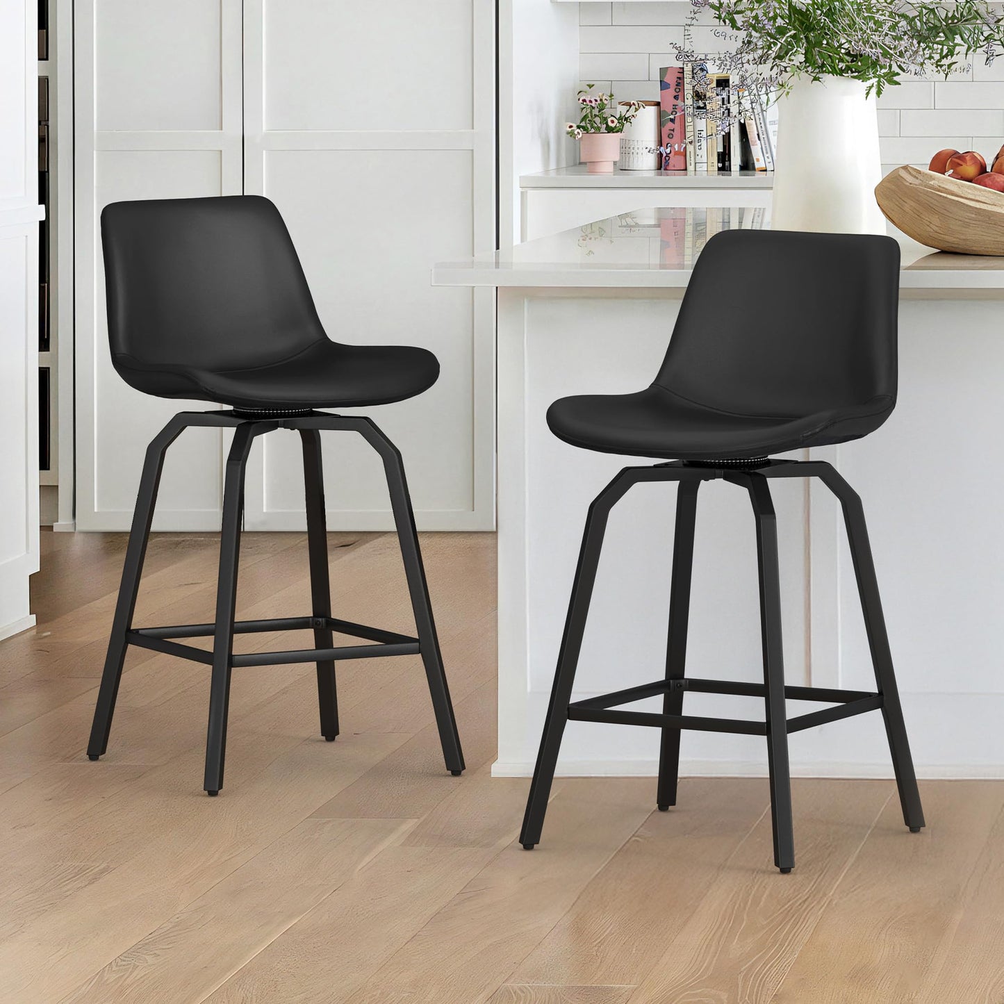 LUE BONA 360° Swivel Bar Stools