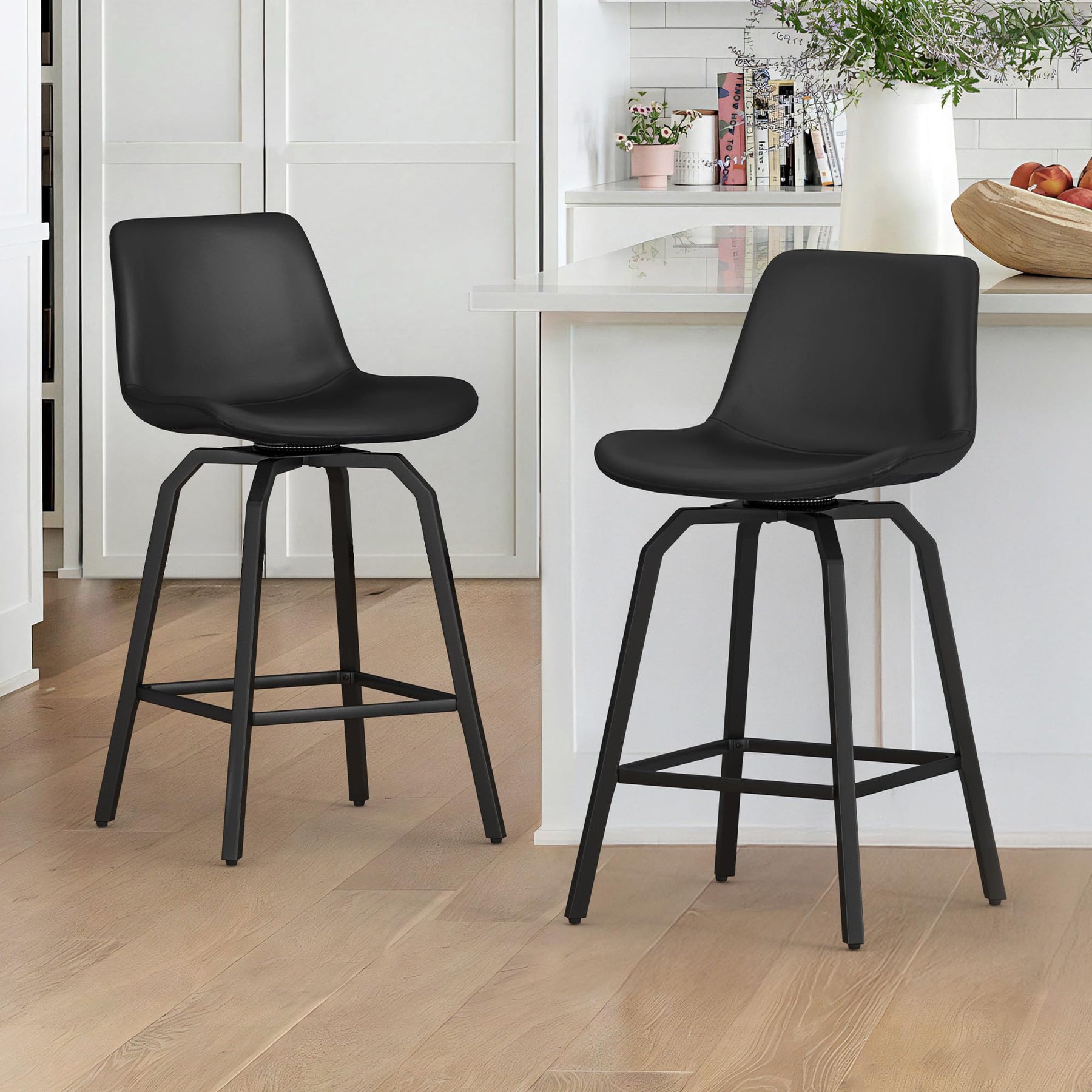 LUE BONA 360° Swivel Bar Stools