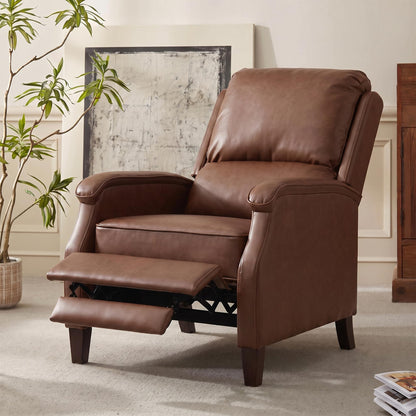 VKNOW Recliner Chair，Fabric Recliner with Adjustable Back
