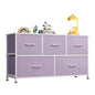 WLIVE Dresser for Bedroom with 5 Drawers