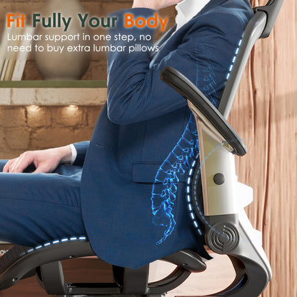 Ergonomic High Back Mesh Office Chair with Lumbar Support & Headrest