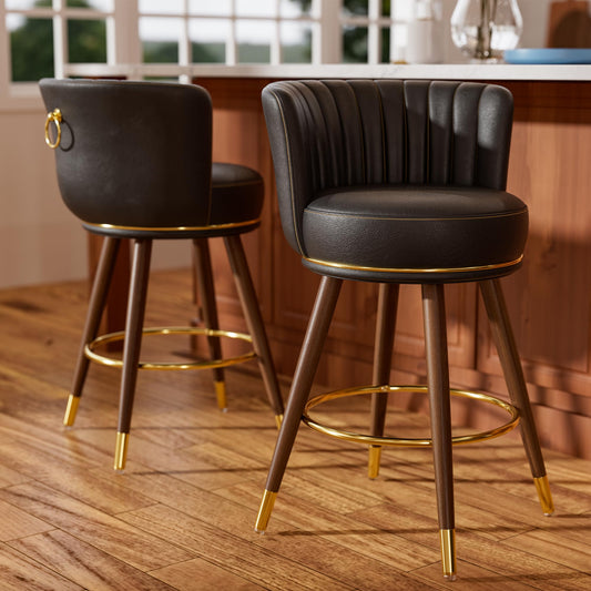 SeekFancy Swivel Bar Stools B306