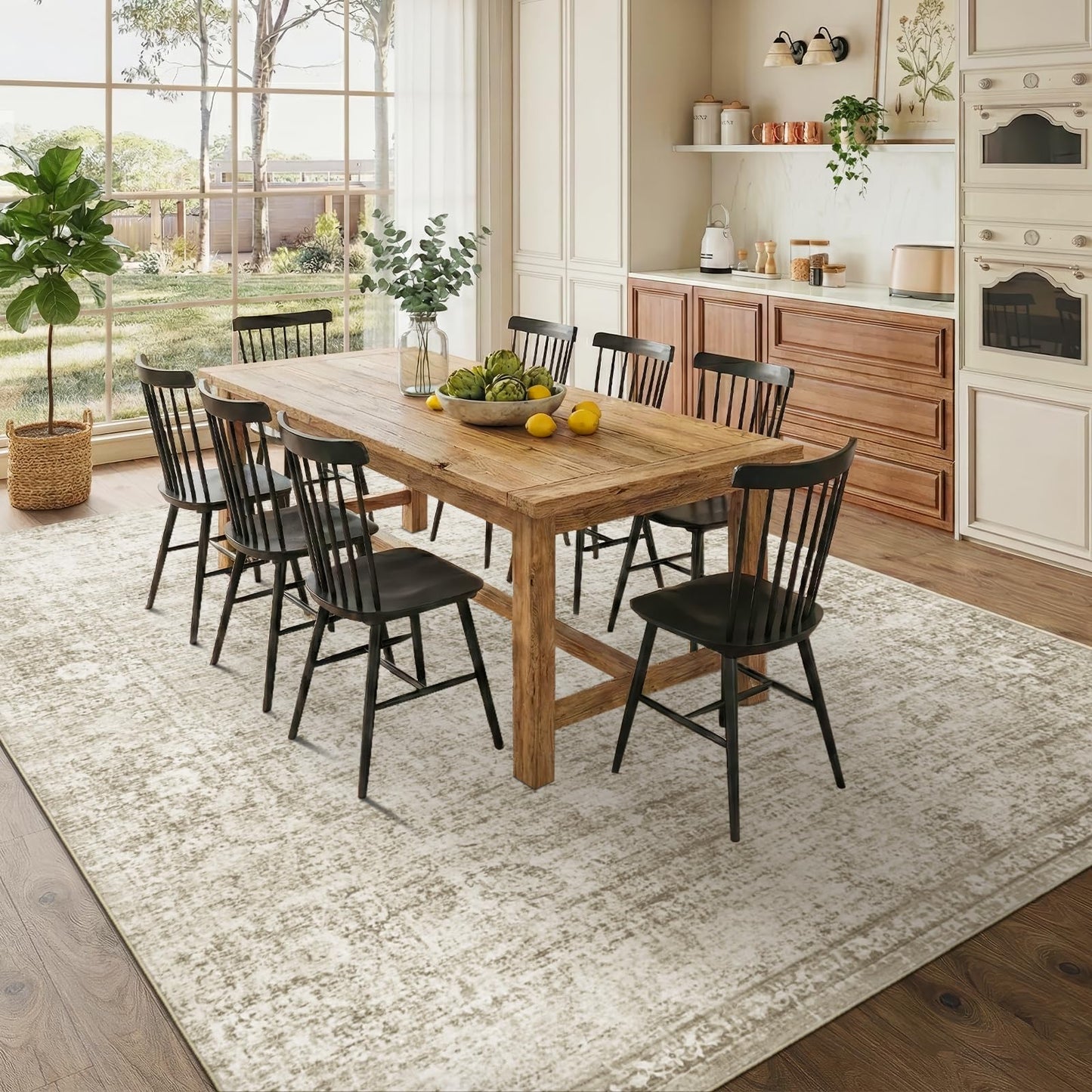 Homemate Washable Area Rug for Home Decor