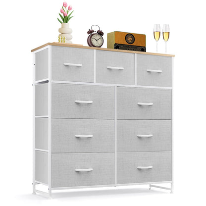 SageNest Dresser for Bedroom, Anti-Tip Tall Storage Organizer