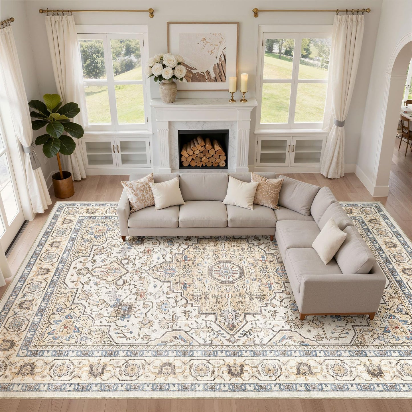 LOONGRUG Vintage Area Rugs