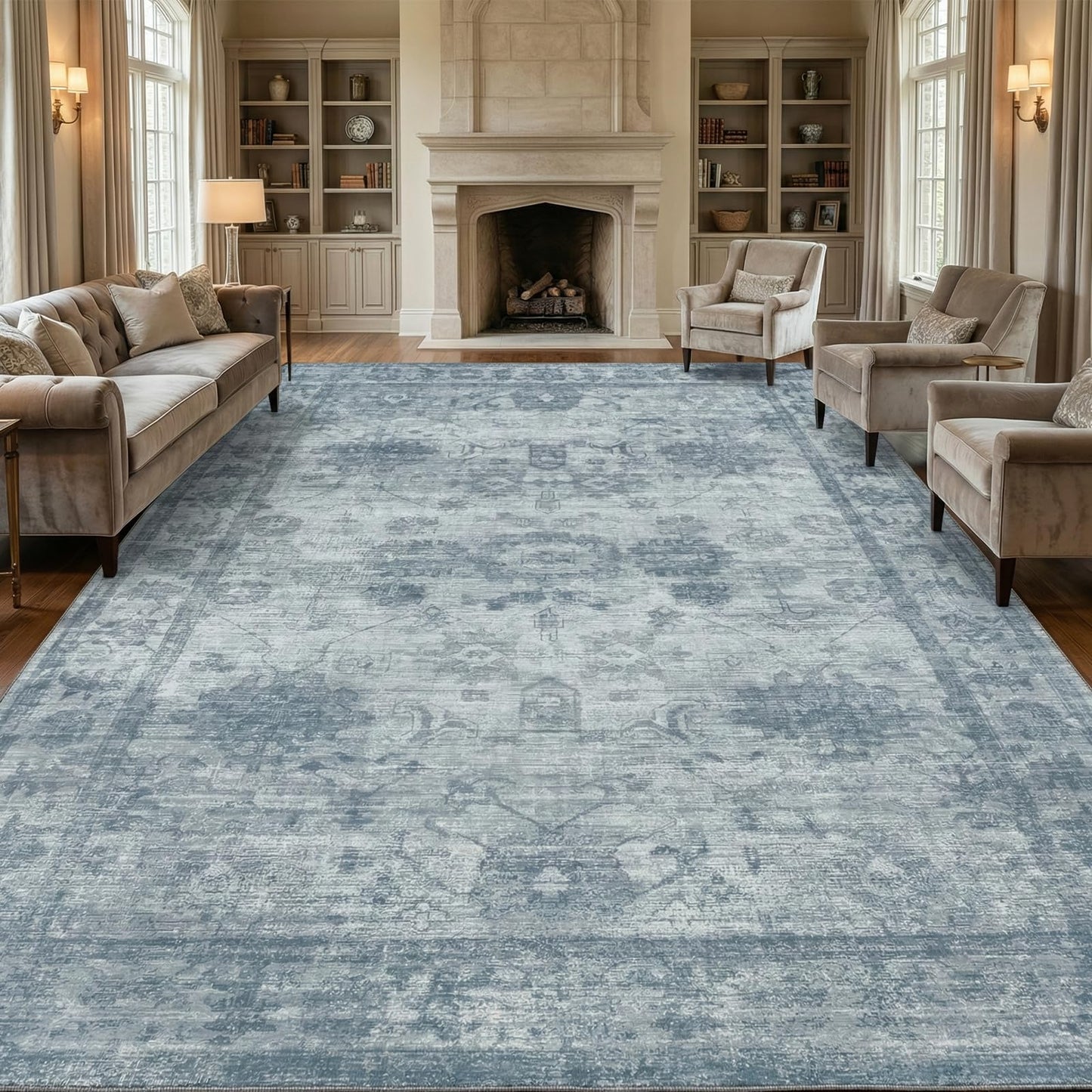 Homemate Washable Area Rug for Home Decor