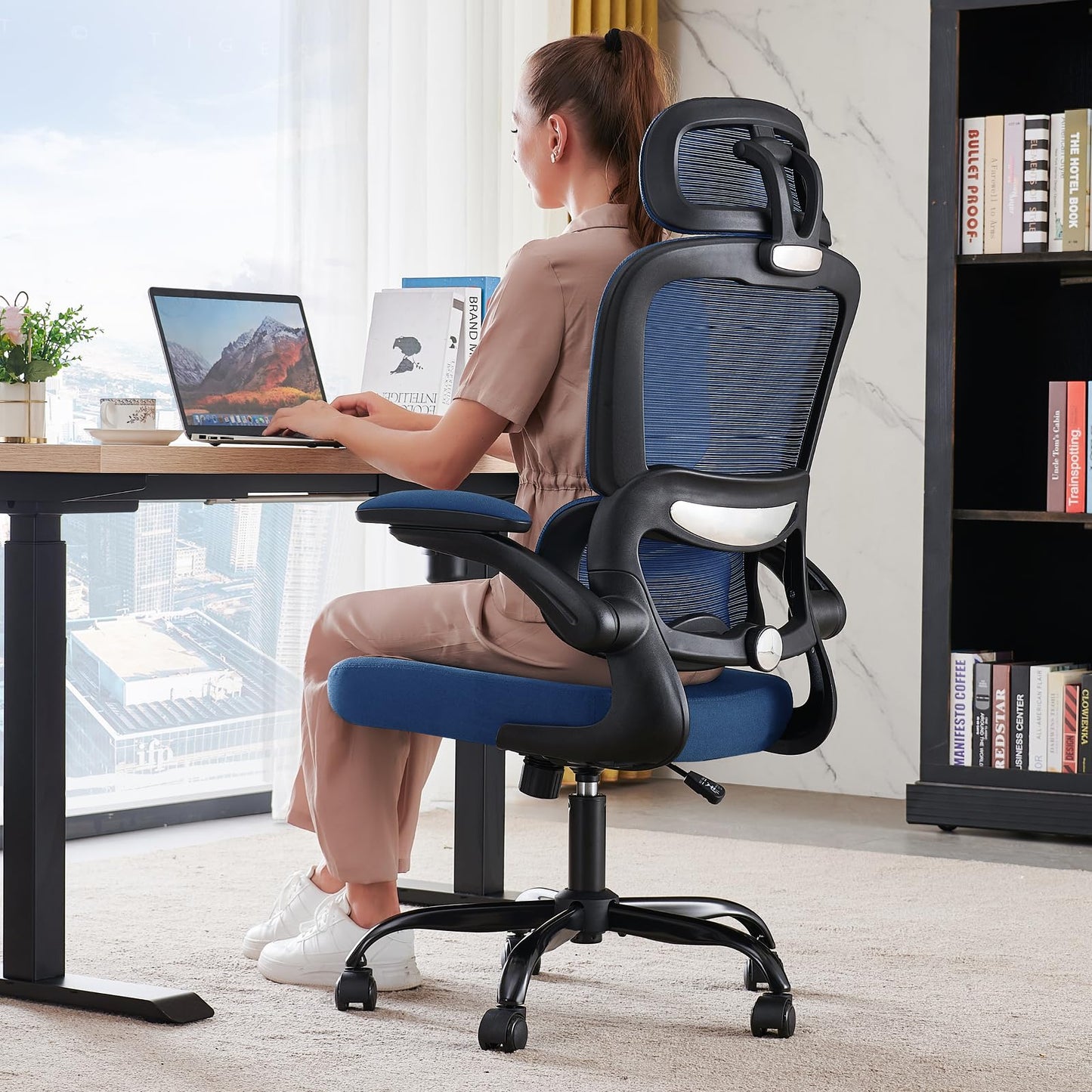 TRALT Office Chair Ergonomic Desk Chair - Gaming Chair with Lumbar Support