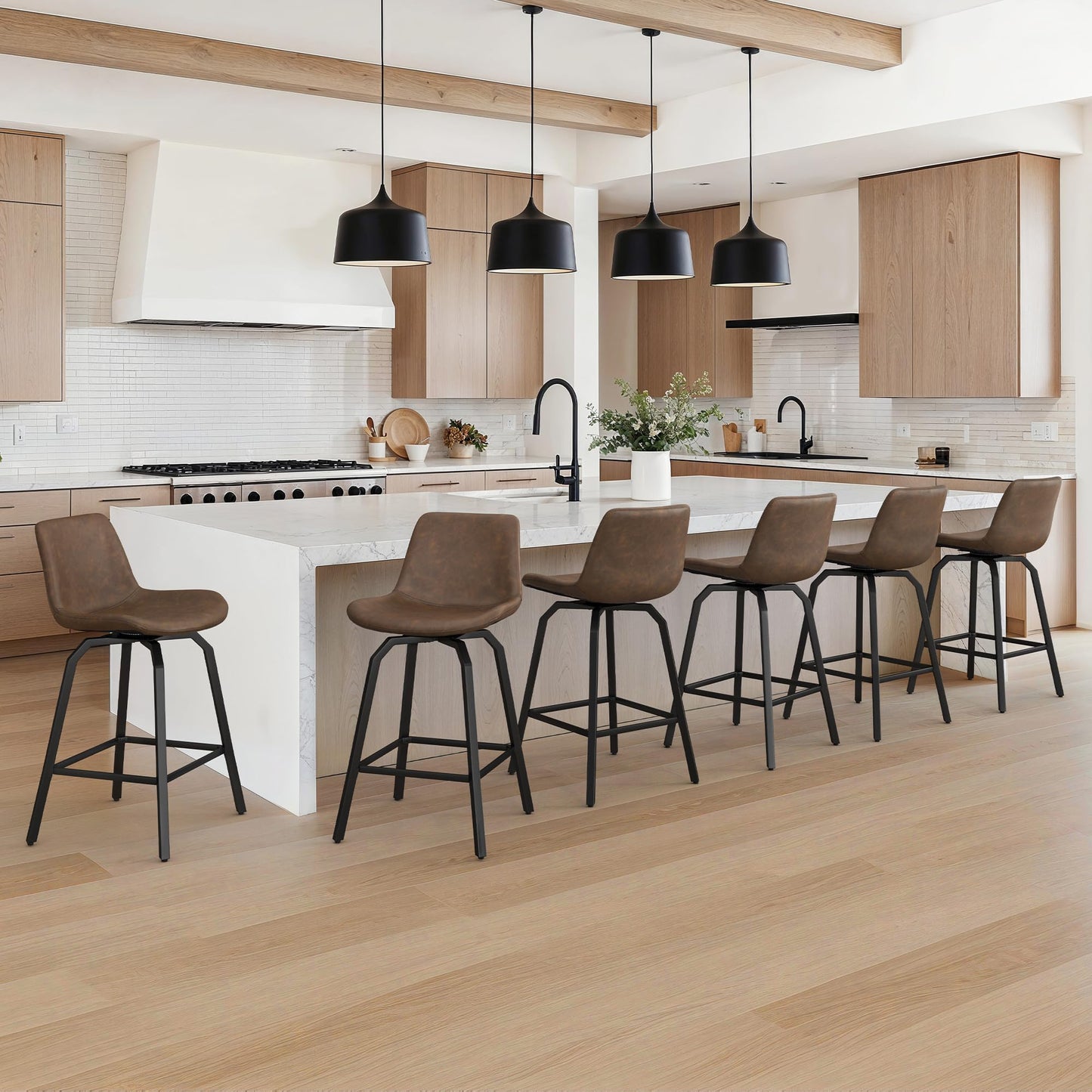 LUE BONA 360° Swivel Bar Stools