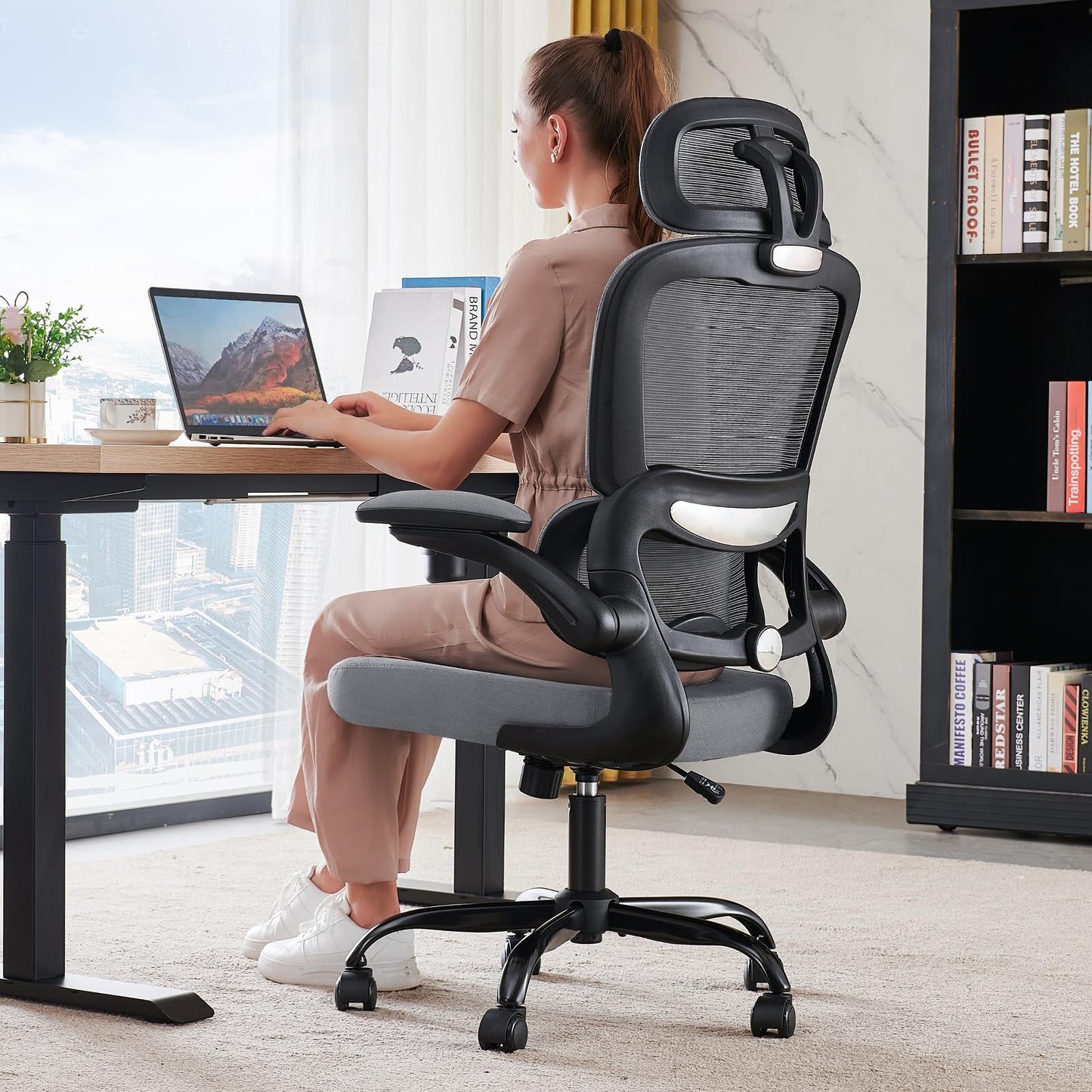 TRALT Office Chair Ergonomic Desk Chair - Gaming Chair with Lumbar Support