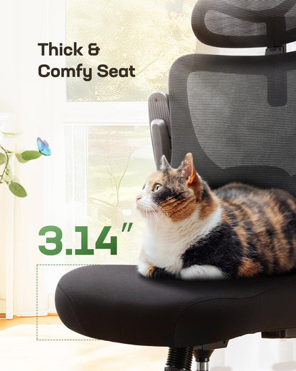 Marsail Ergonomic Office Chair with 3D Armrests
