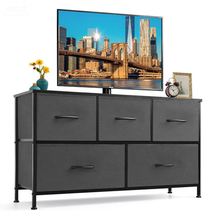 SageNest Dresser for Bedroom, Anti-Tip Tall Storage Organizer