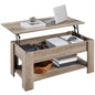 Lift Top Coffee Table with Hidden Storage Compartment for Living Room