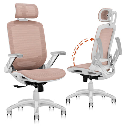 Ergonomic High Back Mesh Office Chair with Lumbar Support & Headrest