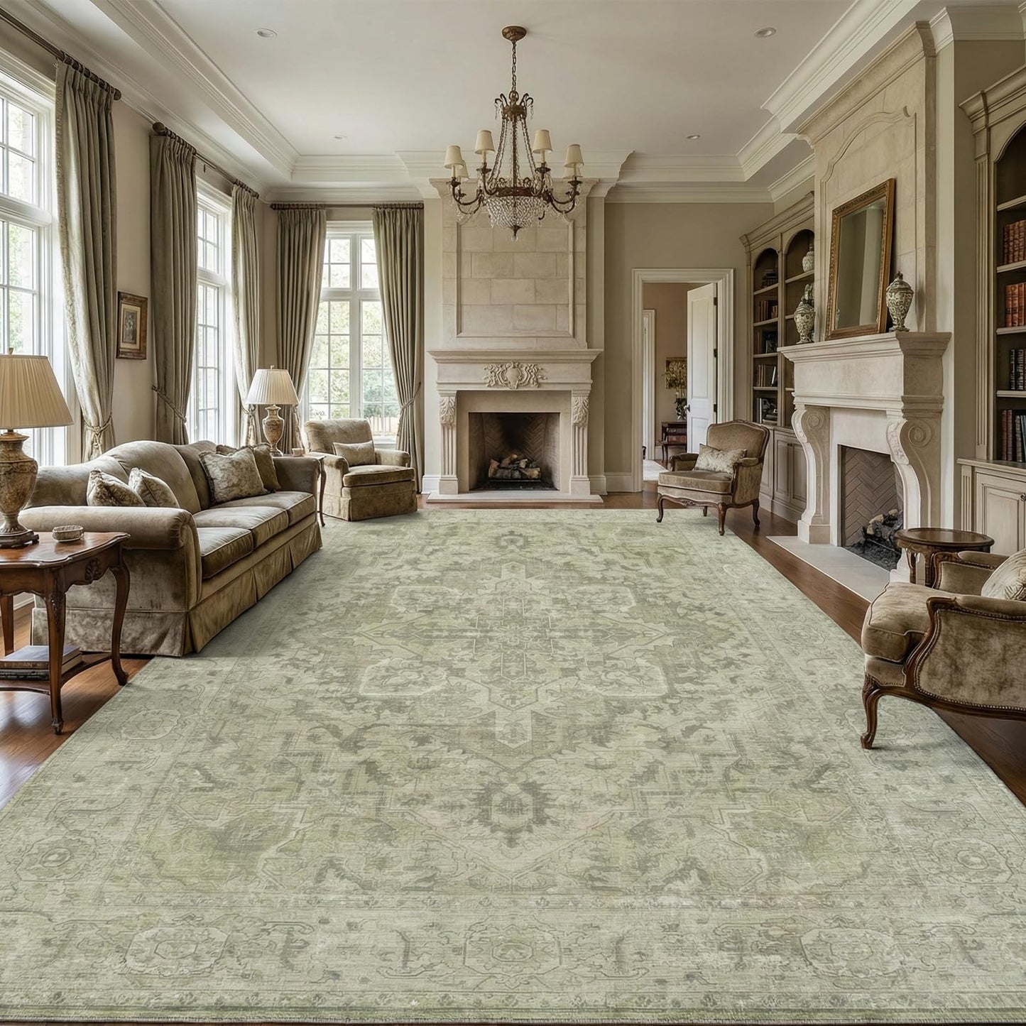 Homemate Washable Area Rug for Home Decor