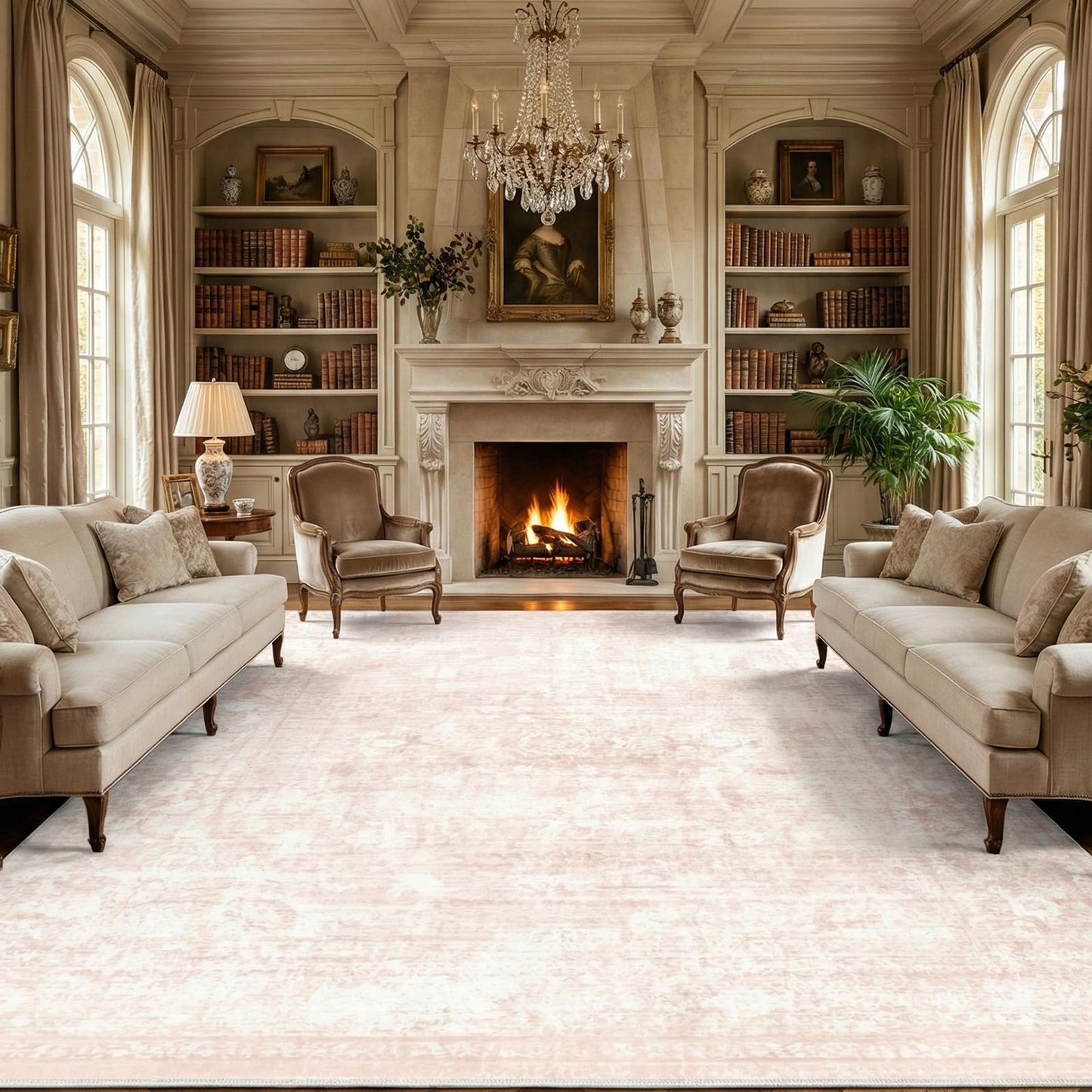 Homemate Washable Area Rug for Home Decor